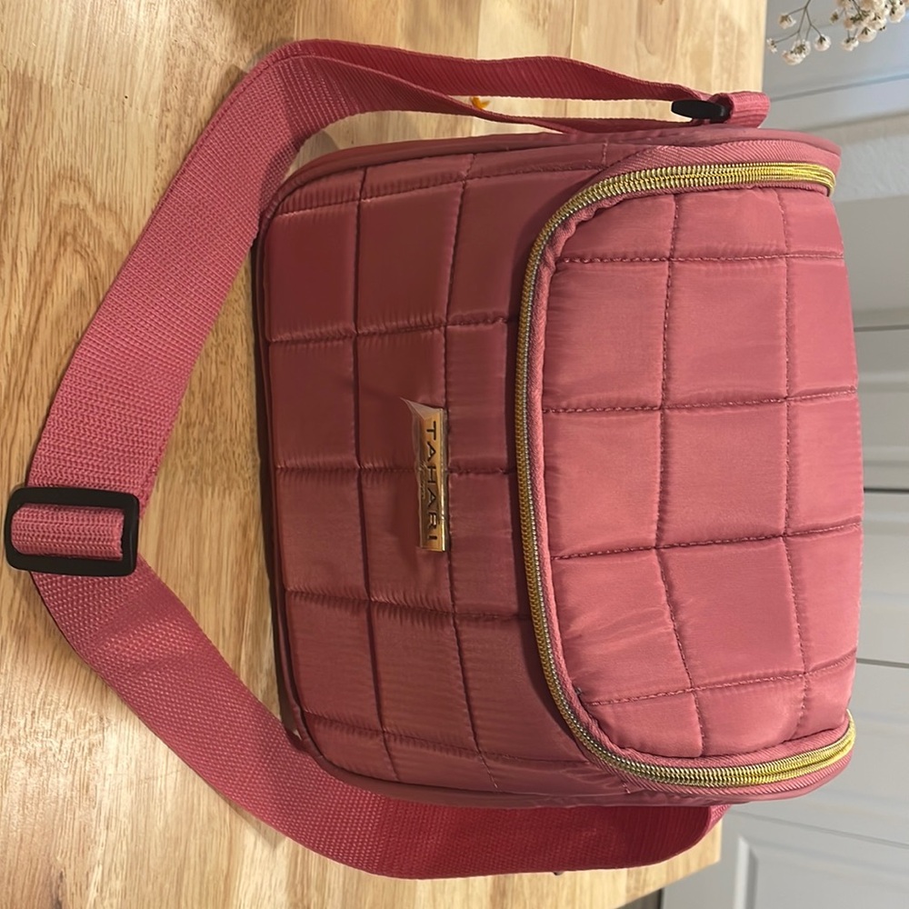 Brand New never used Tahari insulated pink lunchbox